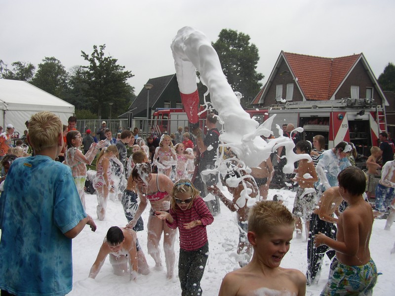 De brandweer was ook actief.